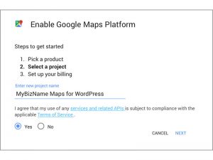 How to get a Google Maps API Key for your website